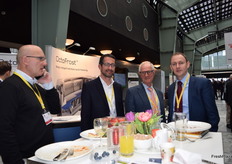 Pedro Pabiagua and Carlos Esteve Onubafruit, Antonio Refeyo from Fresas Nuevos Meteriales and Karl Monahan from Keelings.