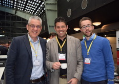 Javiar Navarro, Nikos Genalis and Stefan Spanjaard from Driscoll's.