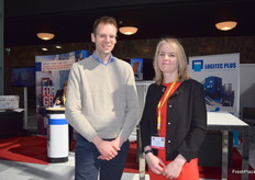 Luca Dal Toso from Spreafico Spl and Pippa Bailey from Ipsos.