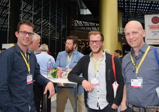 Gert Mulders and Wim Mulders from Mulders-Van de Pol and Jan Simons from BVB Substrates.