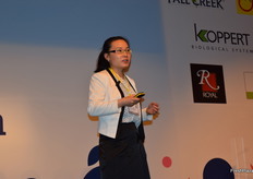 Yulei Zhao from China Haisheng, speaking about the berry market in China.