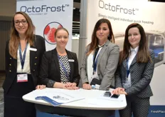Carmen Popescu, Sandra Gabriel, Svetlana Plotean and Anna Dyc from OctoFrost. The Swedish based company sells IQF-freezing machines.