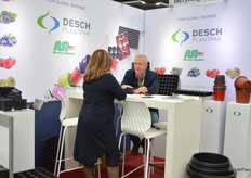 Geert Van de Voorde from Desch Plantpak. The company had a large booth at the congress.