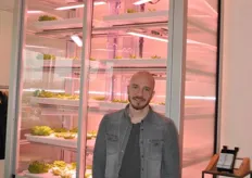 Martin Weber from Infarm leases his vertical farms to retailers and catering with for example Salanova