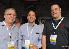 Mike Miles with Suntastic/Huron Produce, Michael Stewart with London Fruit and Craig Overholt with Suntastic/Huron Produce.