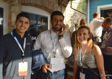 Antonio Elosua with ScanTech Sciences, Baber Khan with Champion Mango and Lindsay Carswell with ScanTech Sciences.