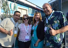 Erick Coronado with Avocados From Mexico, Linda Forster, Jan Meade with Shelby Publishing and Mark Forster with Walnut Creek Farm.