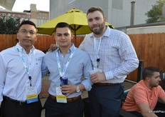 Mike Rodriguez with London Fruit, Giovanni Romero and Tony Trapp with Tom Lange