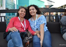 Adina and Jadin Lopez with Las Delicias Distributors