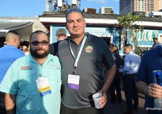 Jose Luis Licea with Bebo and Gabriel Chavez with Performance Food Group