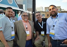 Jesse Gonzalez with Grande Produce, Israel Canche with VelVerde Vegetable Co., Salvador Vidal with Grande Produce and Joacim Hernandez with Bebo.