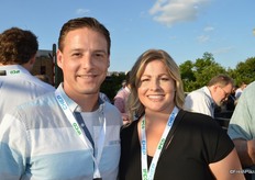 Stephan Sheldon with Limoneira and Jennifer Standley with Renaissance Food Group