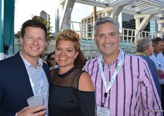 Tony and Theresa Mitchell with Caito Foods and Greg Taylor with Grow Farms Texas