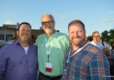 Brett Johnson with Robinson Fresh, Keith Durham with Brookshire Grocery Company and Keith Reese with Robinson Fresh