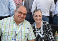 Bob Licker with US Foods and Mari Danielson with GreenPoint Distributing, LLC.