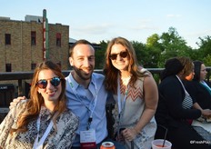 Andrea Golcherstone, Adam Kalikow and Kristina Mallon with Hello Fresh