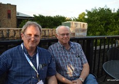Mark and Wallace Huggett with Michigan Cranberry Company