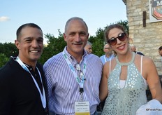 Gabriel Edmeier with MountainKing Potatoes, Dan Edmeier with Suntastic/Huron Produce and Priscilla Lleras-Bush with Prestige Resources, Inc.