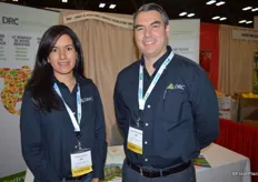 Paola Gonzalez and Jaime Bustamante with the Fruit & Vegetable Dispute Resolution Corporation