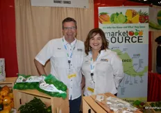 Paul Schulz and Silvia Franco with Market Source. Franco joined Market Source 5 months ago and is the General Manager of the company’s McAllen, TX location.