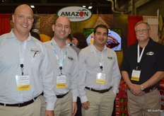 Greg Golden, Javier Leon, David Ponce and Ken Boone with Amazon Produce Network.