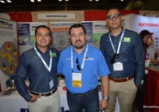 Roberto Fantini with Hi-Line Cold Storage, Luis Bazan with Pharr International Bridge and Gustavo Rodriguez with Hi-Line Cold Storage.