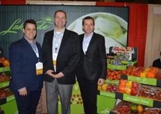 Justin Henkel, Mario Testani and Chris Servini with Lakeside Produce