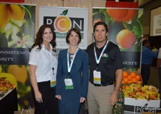 Wendi Smith and Allan Dodge with Pro Citrus Network and in the middle Marieke Hemmes with FreshPlaza.