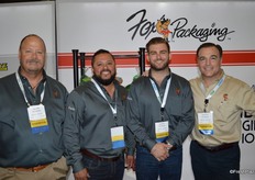 Rick Hill, Raul Acevedo, Jacob Fox and Aaron Fox with Fox Packaging.
