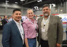 Danny Carosilva, Mari Danielson and Alfred Nunez with GreenPoint Distributing.