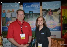 Johnny White and Susannah Lanier with Shuman Produce