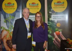Mike Joergensen and Olivia Storvik with NatureSweet Tomatoes