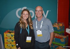 Hannah Radley and Jeff Walker with Oppy