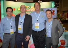 Guillermo Martinez, Marcelo Gonzalez, Brent Schwarz and Alberto Gonzalez with Kingdom Fresh Farms.