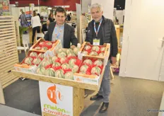 Patrick Cluchier and Bernard Chiron from Melon de Cavaillon had a good first year with 500 tons of melons.