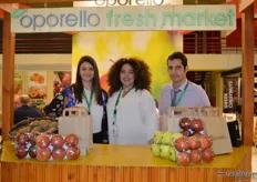 The Oporello team: Lydia Siurpadani; Erato Lamproulis and Christos; continues to expand their export activities as well as growing their share in the domestic market.
