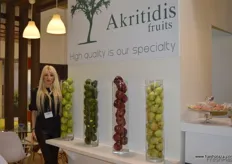 Anastasia Akritidou of Akritidis Fruits; headquarters are in the Central Market of Thessaloniki.