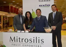 The Mitrosilis team with their Export Director Christos Mitrosilis (2nd-left)
