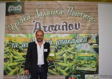 Atsalos Sales Manager Petros Atsalos for traditonal green peppers