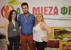 The Mieza Fruit team of Naoussa, Greece; Central Europe is the main market of this agricultural cooperative.