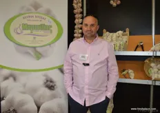 Owner Konstantinos Mirtsidis of Mirtsidis, specializing garlic in Greece.