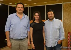 Hydrogrow (Bulgaria) General Manager Efstathios Grillas and his team; the company is into seeds, fertilizers, biological control and greenhouse equipment.