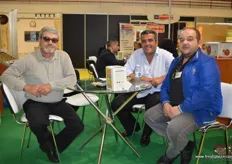 From Kiwi and Sperchios: Sales & Public Relations Makis Konstantopoulos and Dmitris with Papapostolou Stefanos of Stevia Hellas Cooperative.