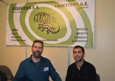 Executive Chairman Dimitris Loutsig and Alex of Goustera. The company is run by the Loutigkas family to promote and expand organic farming.