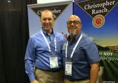Anthony DeAngelis and Rich Pirozzoli of Christopher Ranch of Gilroy, Ca.
