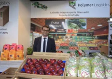 Michele Vassalli from Polymer Logistics with various crates.