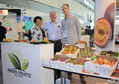 Johan Beckers from Andes Fruits, centre, is a Dutchman who founded a company in Colombia years ago. He sees opportunities for various exotic and organic products in Europe.