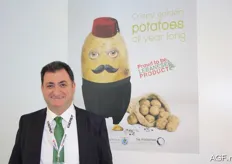 Tony Tohme from the company of the same name is specialised in potatoes from Lebanon. They shared a stand with other Lebanese companies to promote various products from their country.