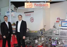 Lukasz Pruzkawski and Giles Briston from Redpack. This company presented packing machines and has been active for more than 40 years.