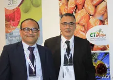 Ghazi Rouissi from House of Dates with Foued Ben Hamida from the Technical Centre of Dates from Tunisia. Export of this product increases annually.